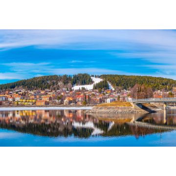 Lais Puzzle - Blick auf die Insel Froso und die Skyline von Östersund in Schweden - 2.000 Teile