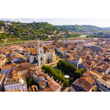 Lais Puzzle - Luftbild auf die Stadt Agen. Frankreich - 2.000 Teile