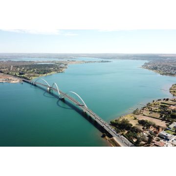 Lais Puzzle - Eine schöne Luftaufnahme der JK-Brücke in Brasilia, Brasilien - 2.000 Teile