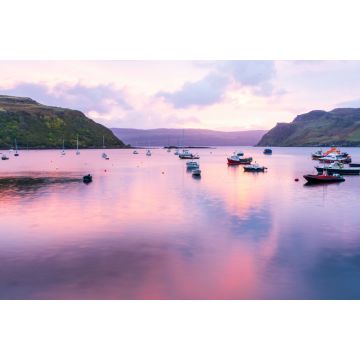 Lais Puzzle - Pink Sunset in Portree Harbor, Isle of Skye - 2.000 Teile