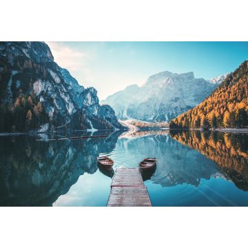 Lais Puzzle - Boote auf dem Pragser Wildsee in den Dolomiten, Sudtirol, Italien - 2.000 Teile