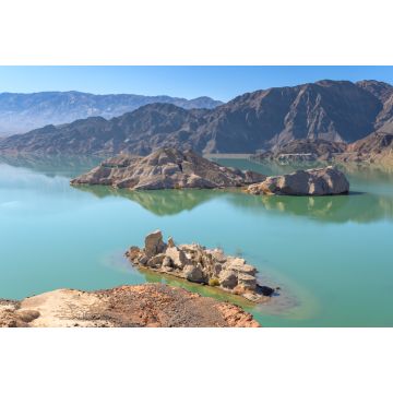 Lais Puzzle - Blick auf die trockene Wüste am Stausee Lago Cuesta del Viento, San Juan, Argentinien. - 2.000 Teile