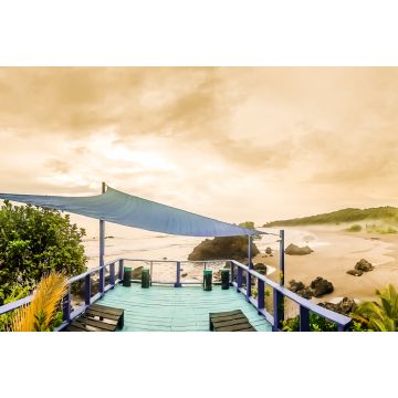 Lais Puzzle - Hütte am tropischen Strand Almejal an der Pazifikküste in der Region Choco bei El Valle neben der Bahia Solano in Kolumbien - 2.000 Teile