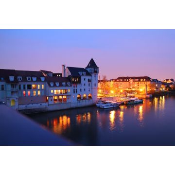 Lais Puzzle - Ruhiger Abend im Hafen von Cergy an der Oise. Cergy-Pontoise, Frankreich - 2.000 Teile