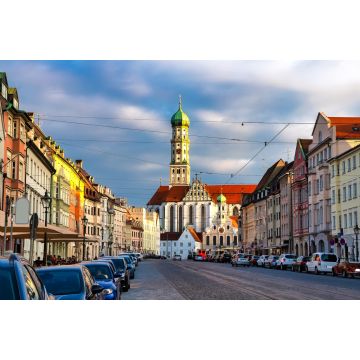 Lais Puzzle - Blick auf die Basilika der SS. Ulrich und Afra in der Stadt Augsburg, Deutschland - 2.000 Teile