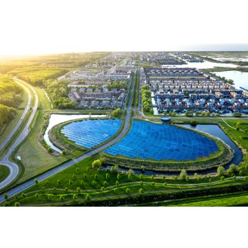 Lais Puzzle - Luftaufnahme eines modernen nachhaltigen Viertels in Almere, Niederlande - 2.000 Teile