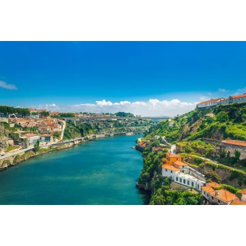 Lais Puzzle - Porto, Portugal: Infante D. Henriques-Brücke über den Fluss Duoro, die Vila Nova de Gaia und den Stadtteil Ribeira verbindet - 2.000 Teile