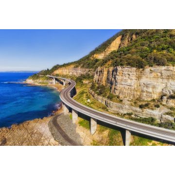Lais Puzzle - Sea Cliff Bridge und Lawrence Hargrave Drive Bridge führen über die Klippen von Illawarra in der nördlichen Illawarra-Region von New South Wales, Australien - 2.000 Teile