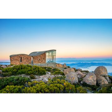 Lais Puzzle - Blick vom Mount Wellington in Hobart, Tasmanien bei Sonnenuntergang, Australien - 2.000 Teile