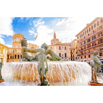 Lais Puzzle - Fuente del Turia mit Neptun Statue in Valencia - 2.000 Teile