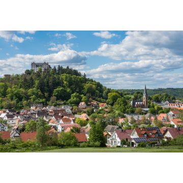Lais Puzzle - Blick auf Schloss Lichtenberg im malerischen Fischbachtal im Odenwald, Hessen, Deutschland - 2.000 Teile