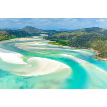 Lais Puzzle - Hill Inlet am Whitehaven Beach auf der Whitesunday Island, Queensland, Australien - 2.000 Teile