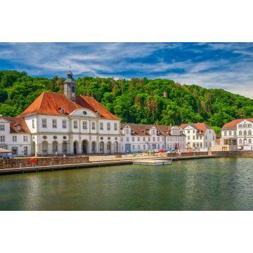 Lais Puzzle - Altes Rathaus von Bad Karlshafen mit Weserhafen, Hessen - 2.000 Teile