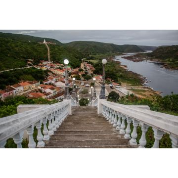 Lais Puzzle - Landschaften der Stadt PIranhas, wo der San Francisco River fließt. Piranhas, Alagoas, Brasilien - 2.000 Teile