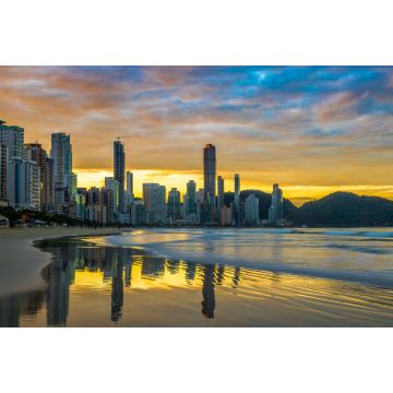 Lais Puzzle - Balneário Camboriú (Brasilien) Skyline bei Sonnenuntergang - 2.000 Teile