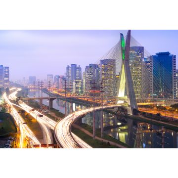 Lais Puzzle - Skyline von Sao Paulo bei Nacht, Brasilien - 2.000 Teile