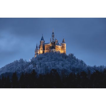 Lais Puzzle - Ansicht der Burg Hohenzollern im Winter, Land Banden, Württemberg, Deutschland - 2.000 Teile
