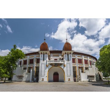 Lais Puzzle - Frontalansicht der Stierkampfarena in Dax im Südwesten Frankreichs, Landes, Nouvelle Aquitaine - 2.000 Teile