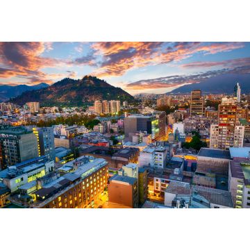 Lais Puzzle - Abendpanorama von Santiago de Chile - 2.000 Teile