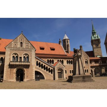 Lais Puzzle - Braunschweig; Burgplatz mit Löwen und Burg Dankwarderode - 2.000 Teile