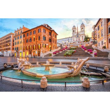Lais Puzzle - Piazza di Spagna in Rom, Italien. Spanische Schritte am Morgen. Rom Architektur und Wahrzeichen - 2.000 Teile