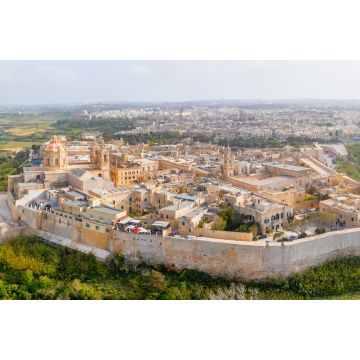 Lais Puzzle - Panorama der Stadt Mdina Festung Luftaufnahme in Malta - 2.000 Teile