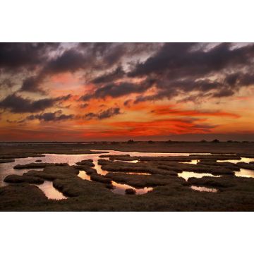Lais Puzzle - Evros, Griechenland:  Sonnenuntergang im Delta des Flusses Evros, Thrakien, Griechenland. - 2.000 Teile