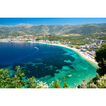Lais Puzzle - schöne Aussicht auf Himare an der albanischen Riviera, Albanien - 2.000 Teile