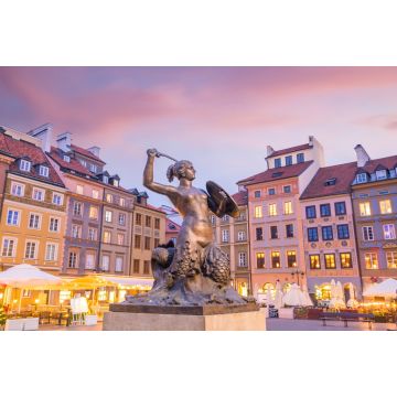 Lais Puzzle - Skulptur der Warschauer Meerjungfrau auf dem Altstädter Markt - 2.000 Teile