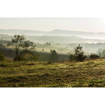 Lais Puzzle - Bewölkter Morgen in den Bergen in Portugal, Braganca - 2.000 Teile