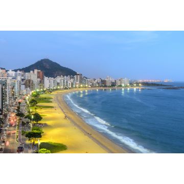Lais Puzzle - Der Costa Strand in Vila Velha während der blauen Stunde , Espirito Santo , Brasilien - 2.000 Teile