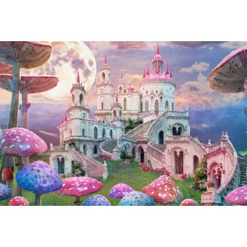 Lais Puzzle - Fantasie, Landschaft mit Pilzen und Schloss, Alice im Wunderland - 2.000 Teile