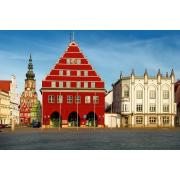 Lais Puzzle - Alter Markt mit Rathaus der Stadt Greifswald - 2.000 Teile