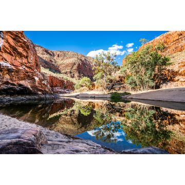 Lais Puzzle - Rotes Zentrum Landschaft mit entfernten Blick auf Mount Sonder Northern Territory Outback Australien - 2.000 Teile
