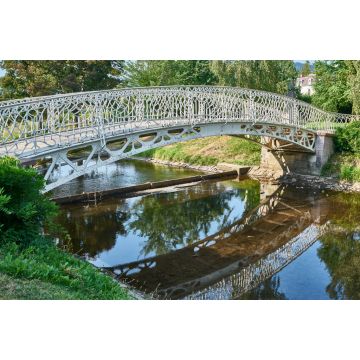 Lais Puzzle - Brücke im Garten, Lichtentaler Allee, Baden Baden, Deutschland - 2.000 Teile