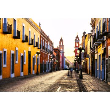 Lais Puzzle - Morgenstraßen in der Kolonialstadt Puebla, Mexiko - 2.000 Teile