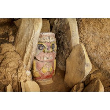 Lais Puzzle - Präkolumbianische Skulptur, Alto el Purutal, Archäologischer Park San Agustin, Departamento Huila, Kolumbien - 2.000 Teile