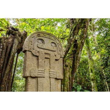 Lais Puzzle - Präkolumbianische Skulptur, Archäologischer Park San Agustin, Departamento Huila, Kolumbien - 2.000 Teile