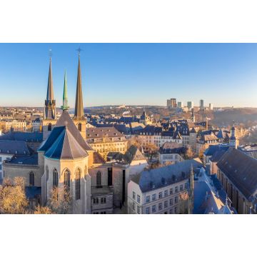 Lais Puzzle - Luftaufnahme von Luxemburg im Wintermorgen - 2.000 Teile