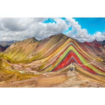 Lais Puzzle - Wanderszene in Vinicunca, Region Cusco, Peru. Regenbogen-Berg - 2.000 Teile