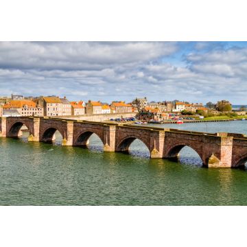 Lais Puzzle - Der Fluss Tweed und die alte Brücke von Berwick, Berwick-upon-Tweed, Northumberland, England - 2.000 Teile