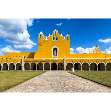Lais Puzzle - Kirche und Kloster in Izamal, Yucatan, Mexiko, spanische Kolonialstadt Gelb, Convento de San Antonio auf der Halbinsel Yucatan - 2.000 Teile