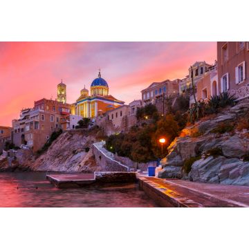 Lais Puzzle - Der Stadtteil Vaporia der Stadt Ermoupoli auf der Insel Syros, Griechenland - 2.000 Teile