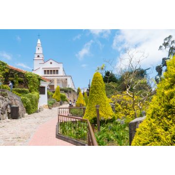 Lais Puzzle - Kolumbien Bogota Aufstieg zum Heiligtum von Monserrate Panoramablick mit Gärten - 2.000 Teile