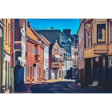 Lais Puzzle - Schöne Straßen in der Altstadt. Odense, Dänemark - 2.000 Teile