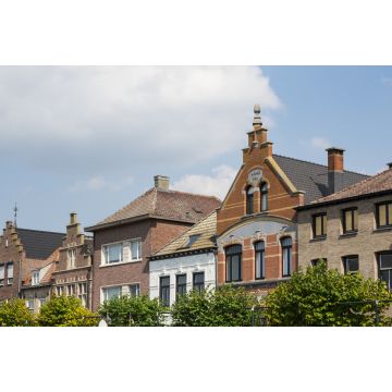 Lais Puzzle - Reihen-Stufengiebelhäuser in Sas Van Gent, Die Niederlande - 2.000 Teile