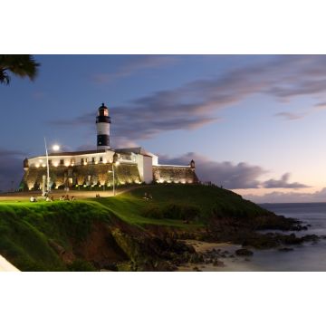 Lais Puzzle - Sonnenuntergang am Leuchtturm in Salvador, Bahia - Brasilien - 2.000 Teile
