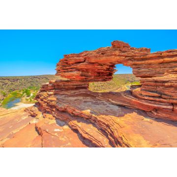Lais Puzzle - Das Fenster der Natur über der Murchison River Gorge im Kalbarri National Park. Der Bogen aus rotem Sandstein ist die ikonischste Naturattraktion in Westaustralien - 2.000 Teile
