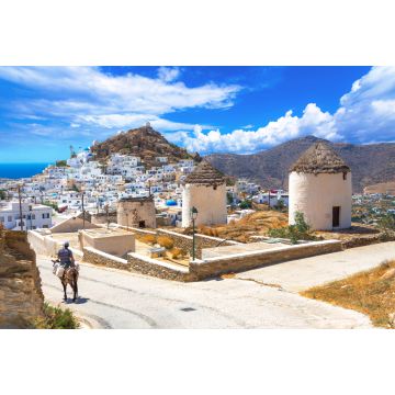 Lais Puzzle - Traditionelle Häuser, Windmühlen, Kirchen und Esel auf der Insel Ios, Kykladen, Griechenland - 2.000 Teile