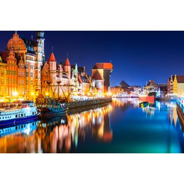 Lais Puzzle - Nachtansicht der Altstadt von Gdansk, Polen - 2.000 Teile